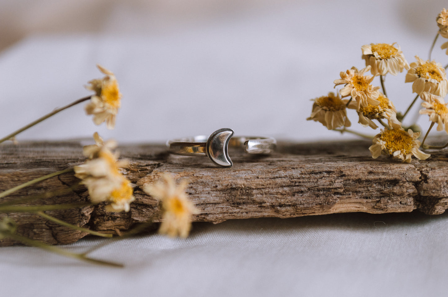 Adjustable Moon Ring