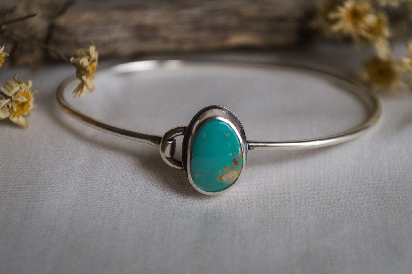 Royston Turquoise Bangle Bracelet-size small