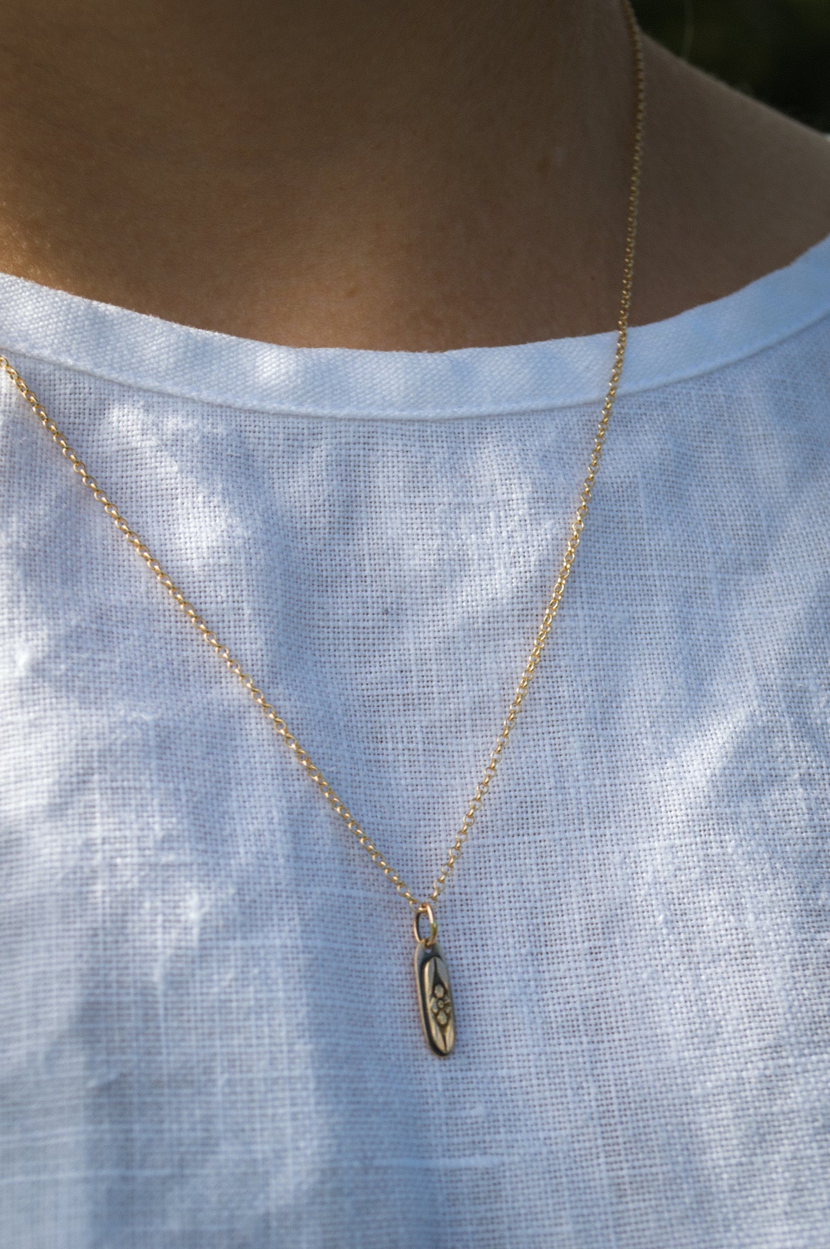 14k Gold Forget Me Not Charm