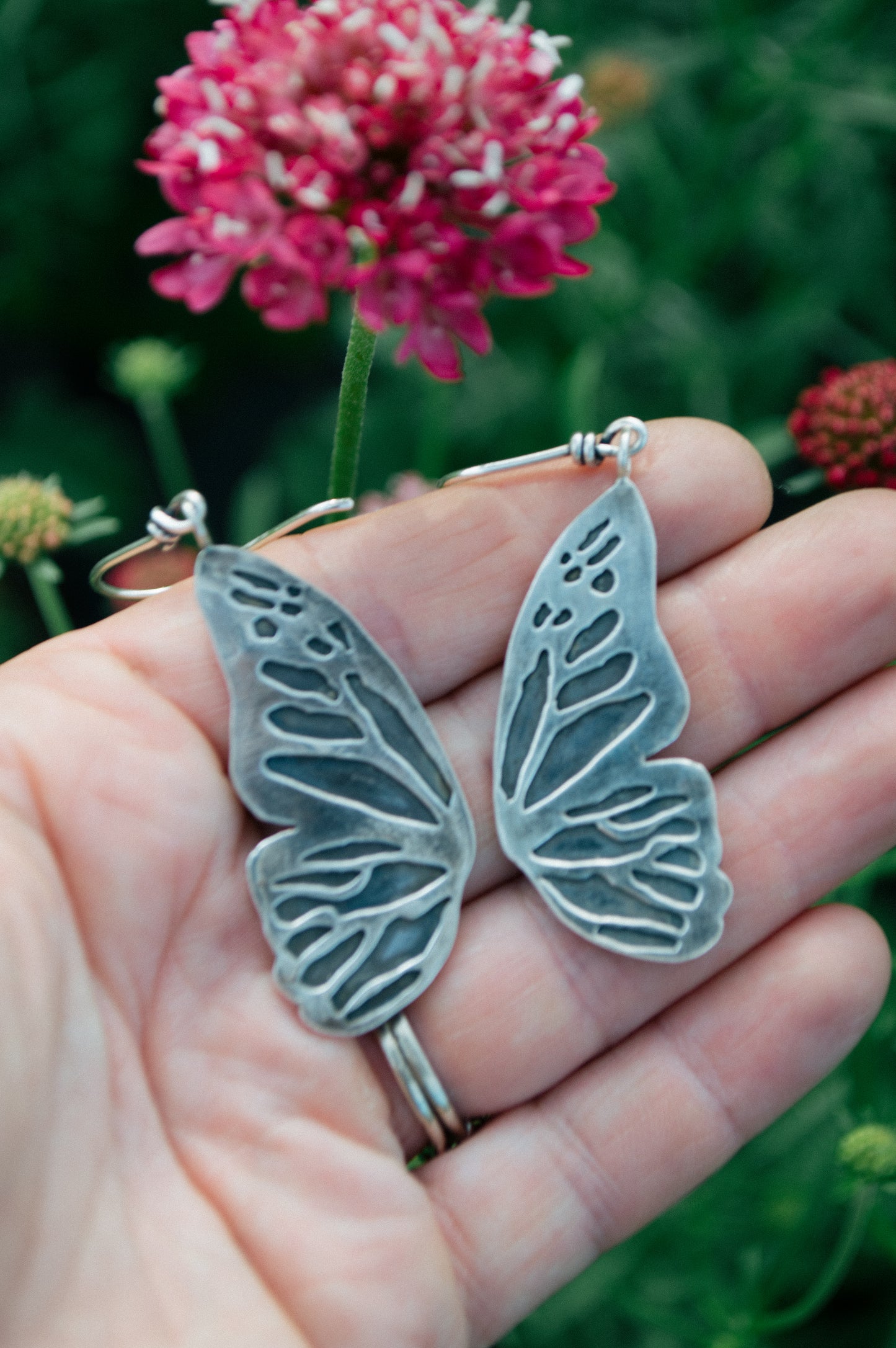 Butterfly Wing Statement Earrings