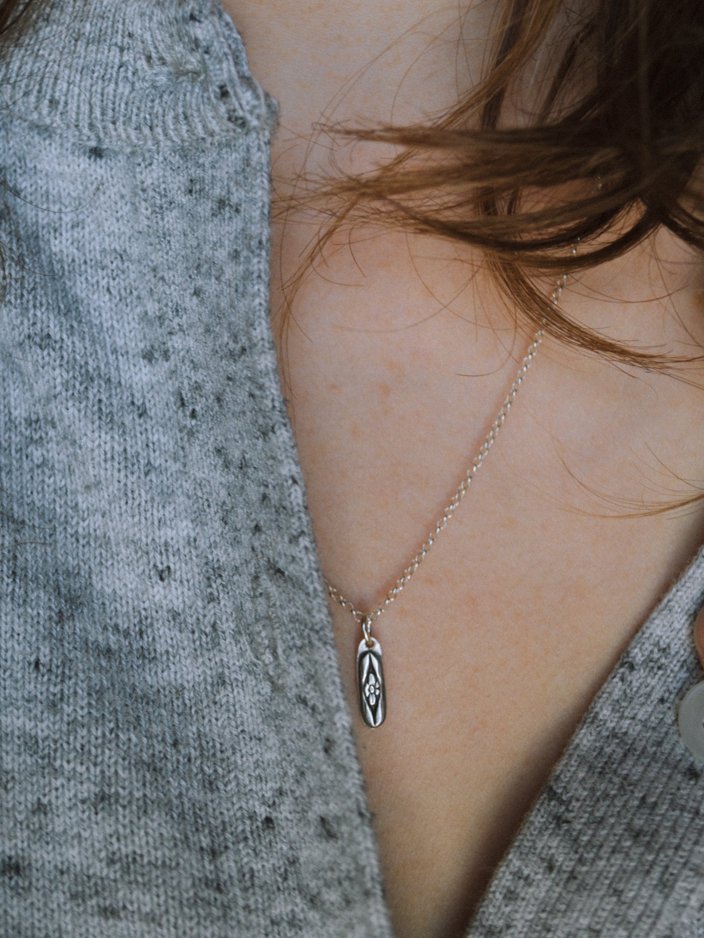 Forget Me Not Flower Necklace