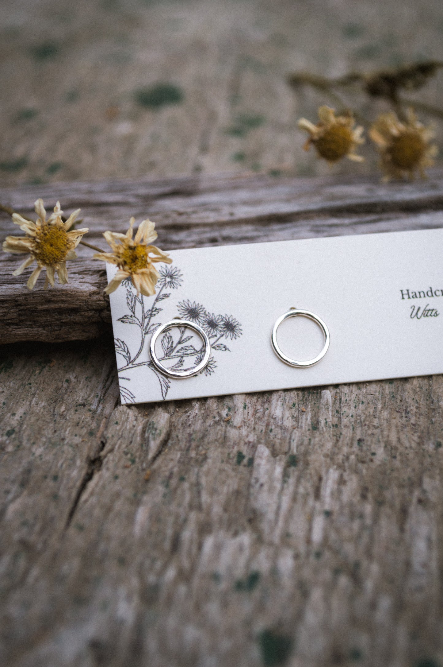 Sterling Circle Studs