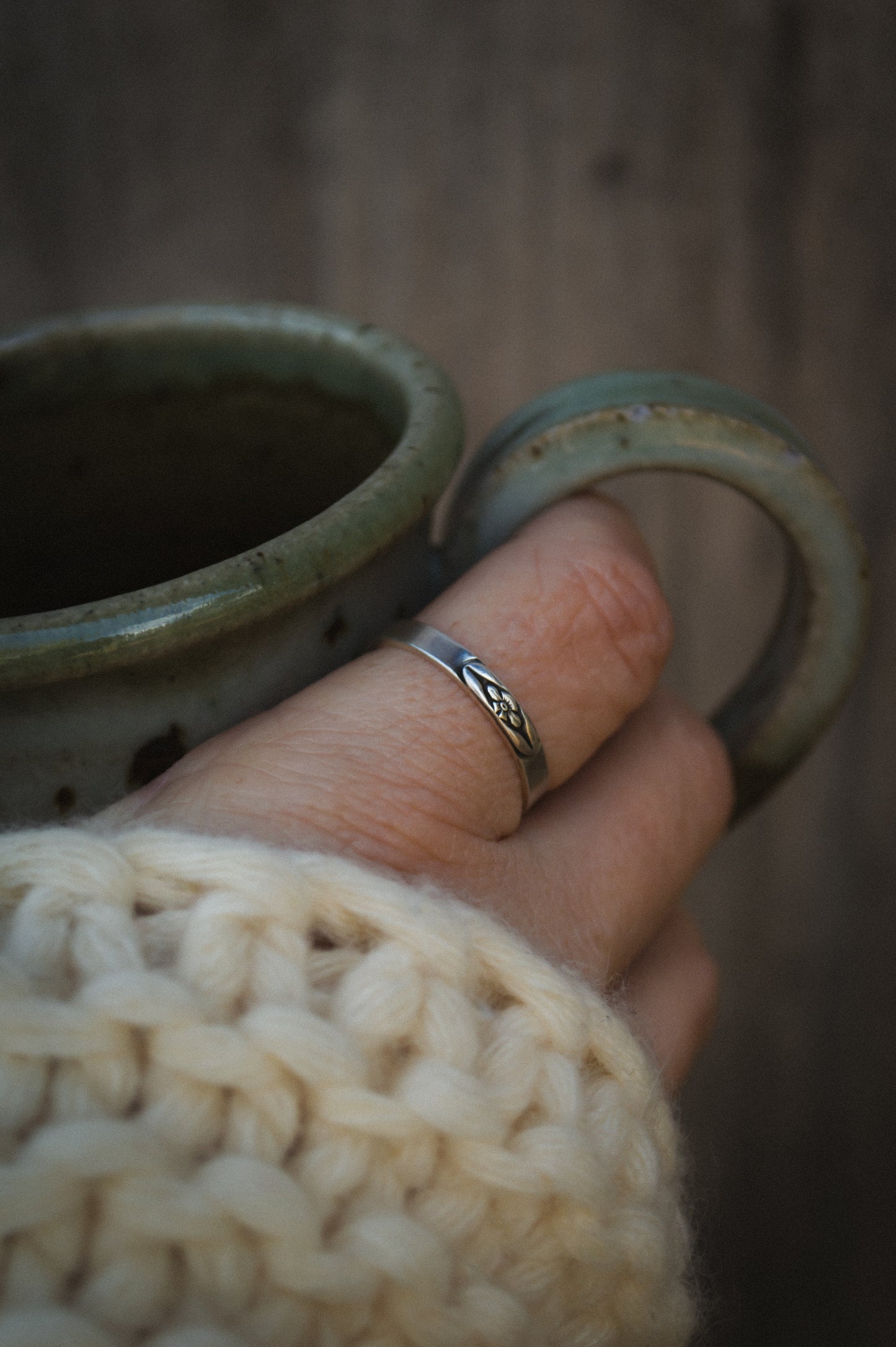 Forget Me Not Flower Ring
