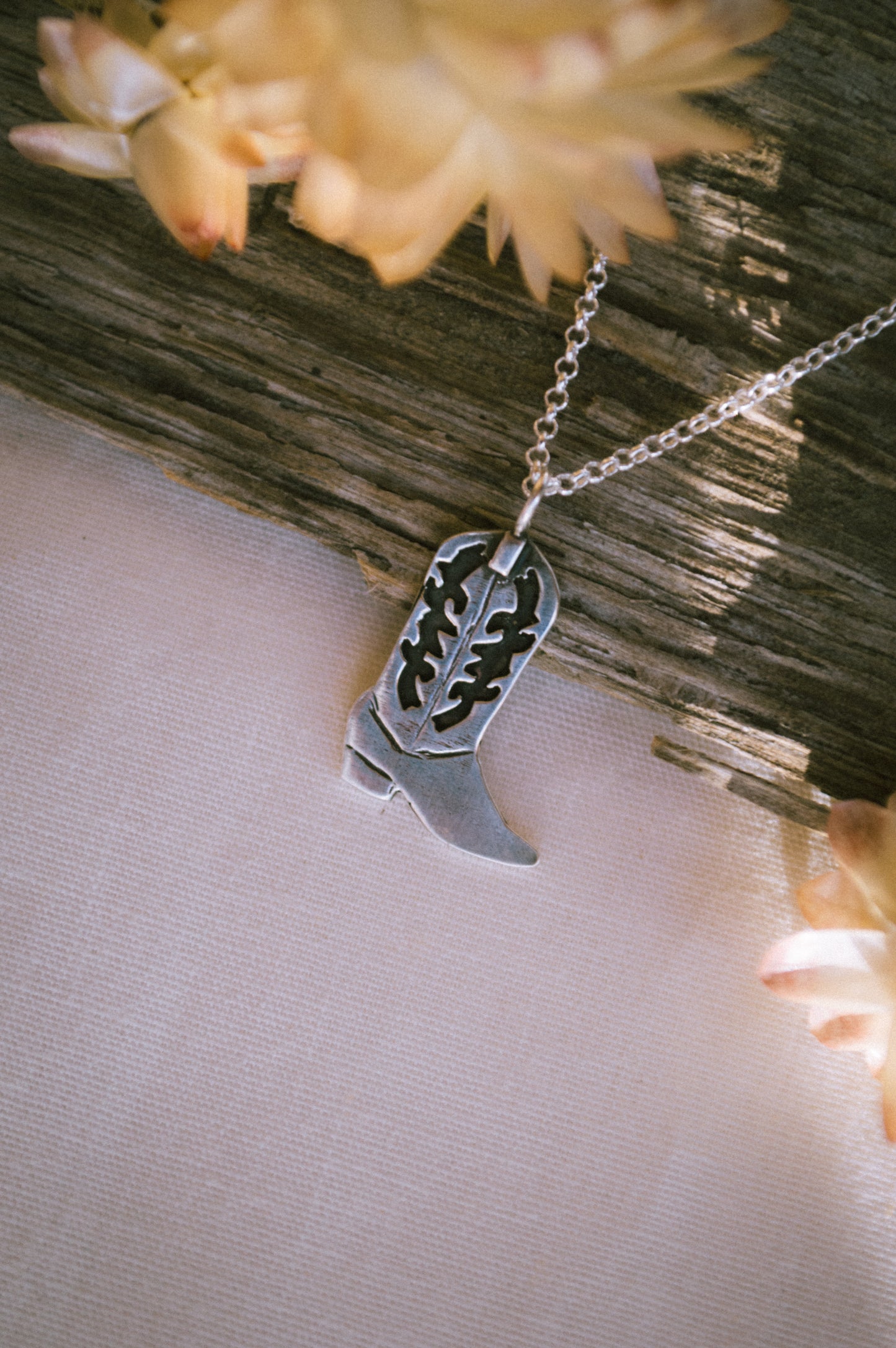 Cowboy Boot Necklace