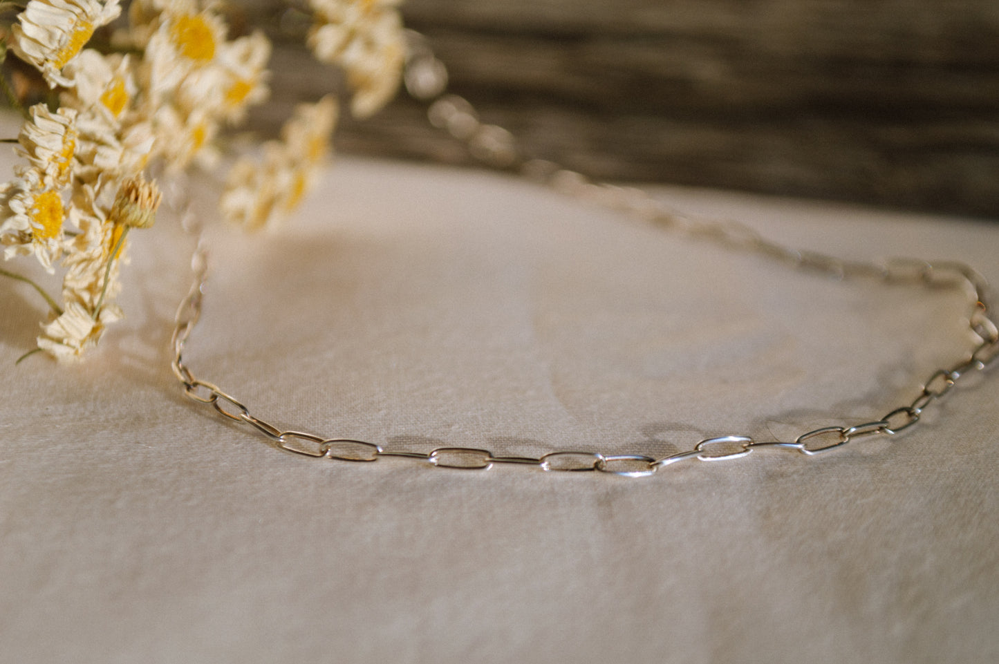 Sterling Paperclip Chain