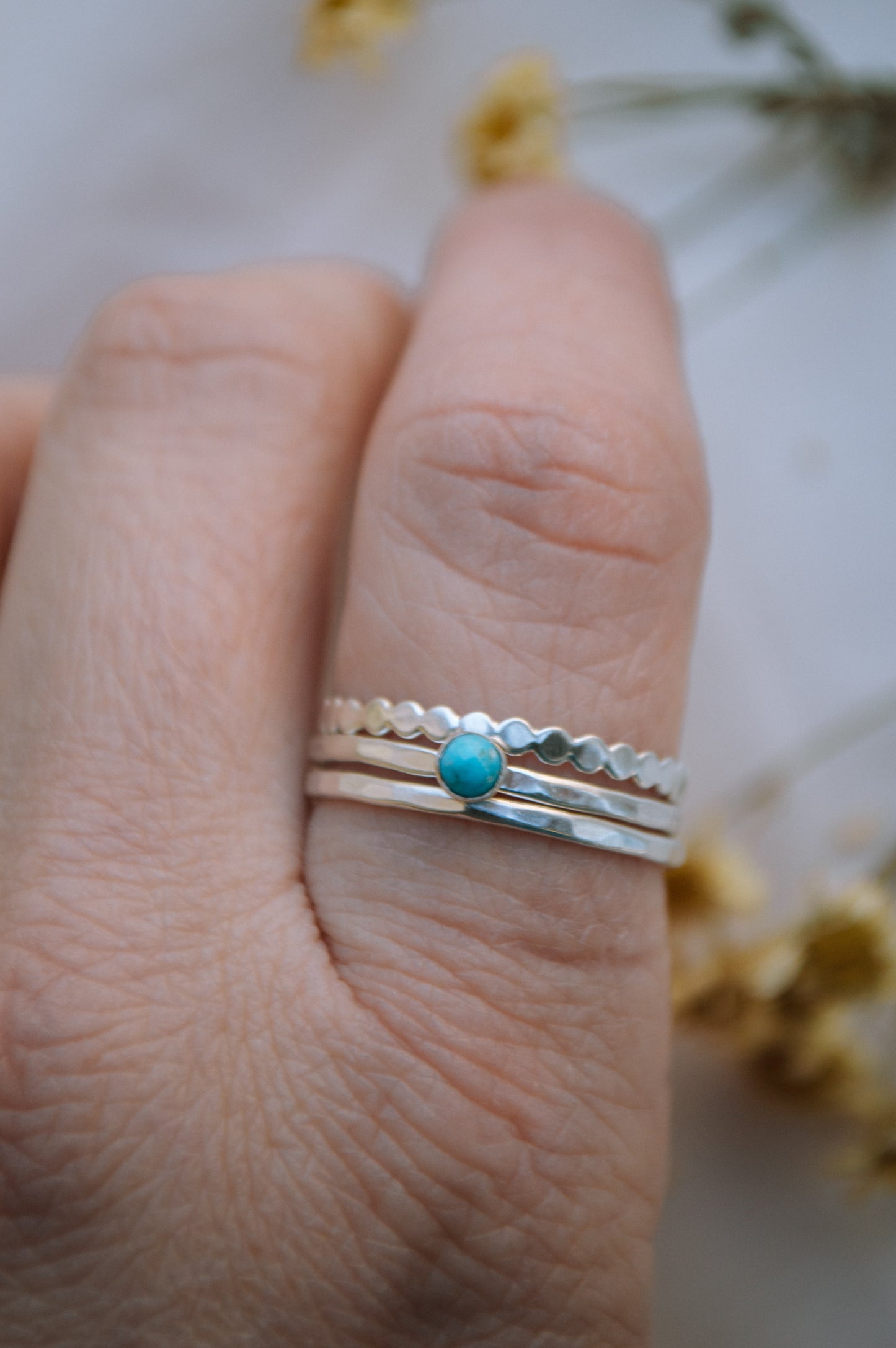 Turquoise Stacking Ring Set