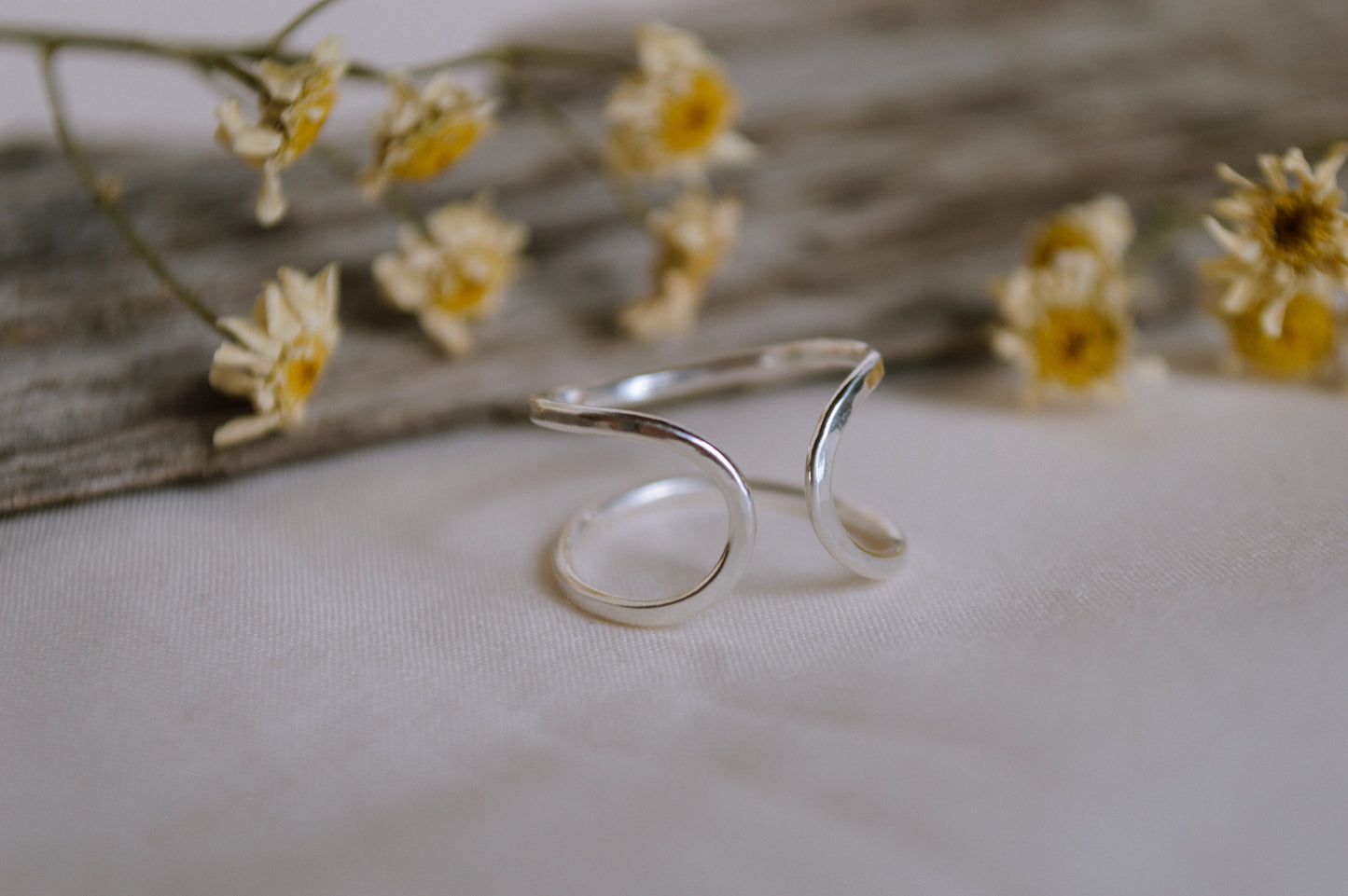 Adjustable Sterling Silver Wrap Ring