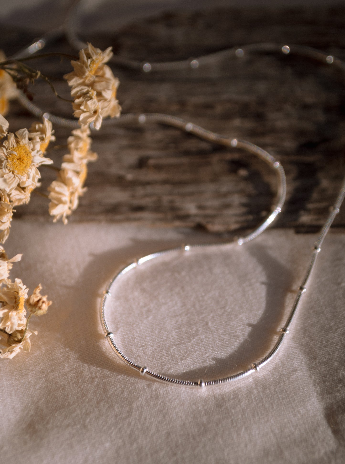 Beaded Snake Chain