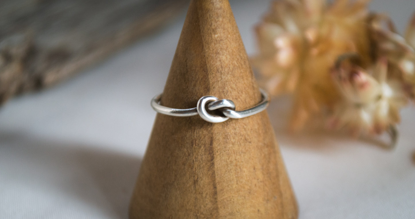 Sterling Knot Ring