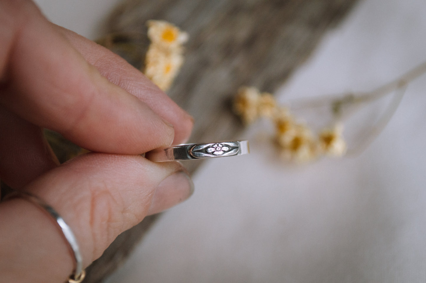 Forget Me Not Flower Ring