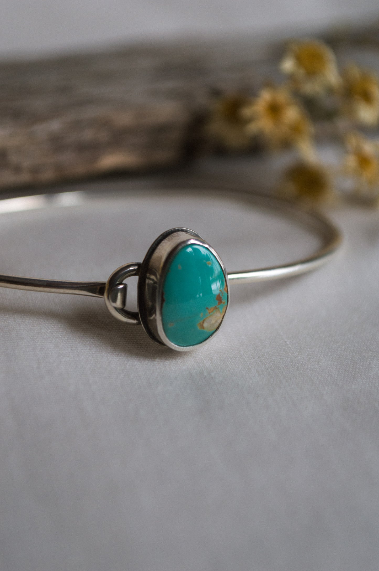 Royston Turquoise Bangle Bracelet-size small