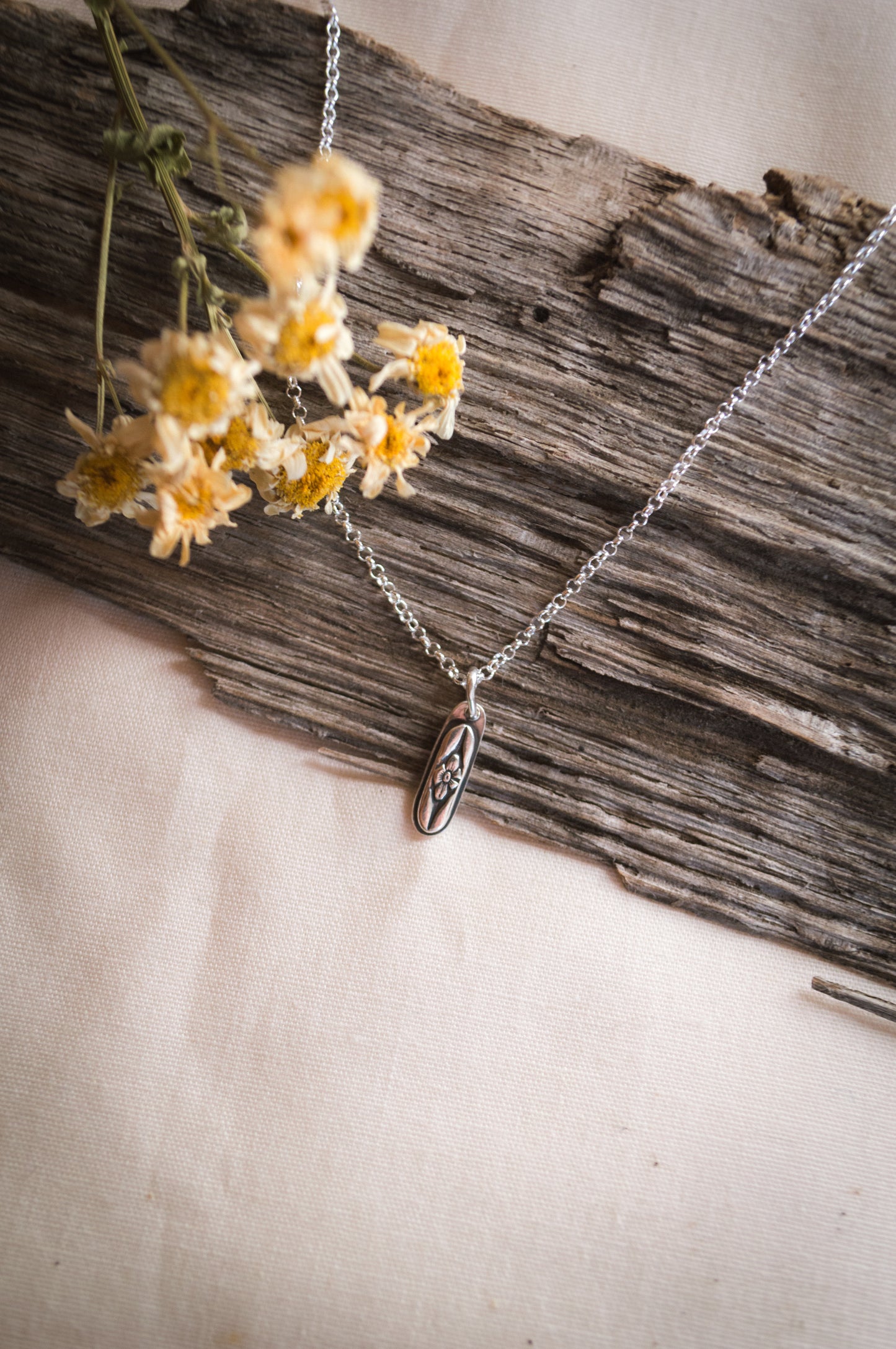 Forget Me Not Flower Necklace