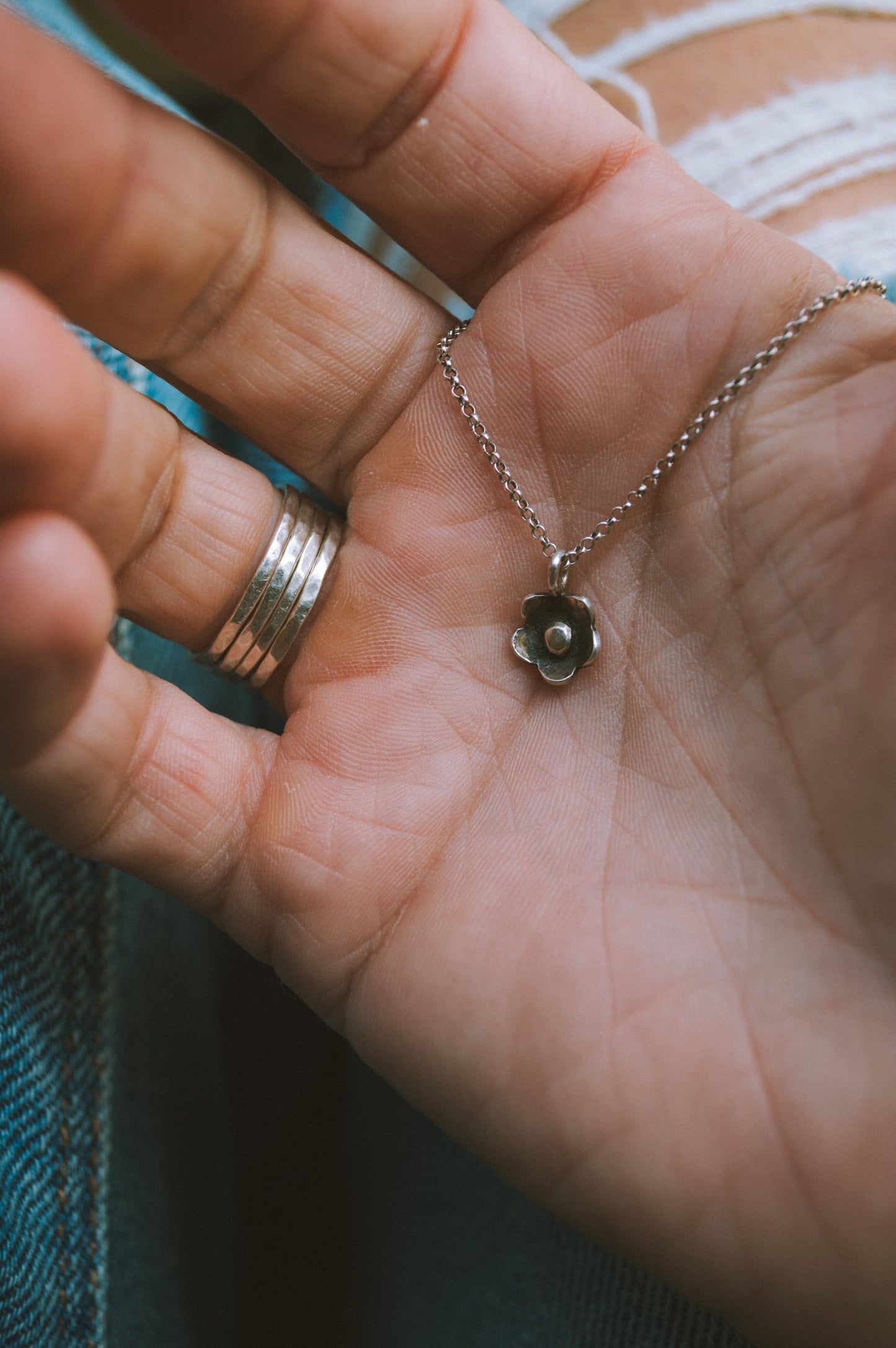 Dainty Flower Necklace