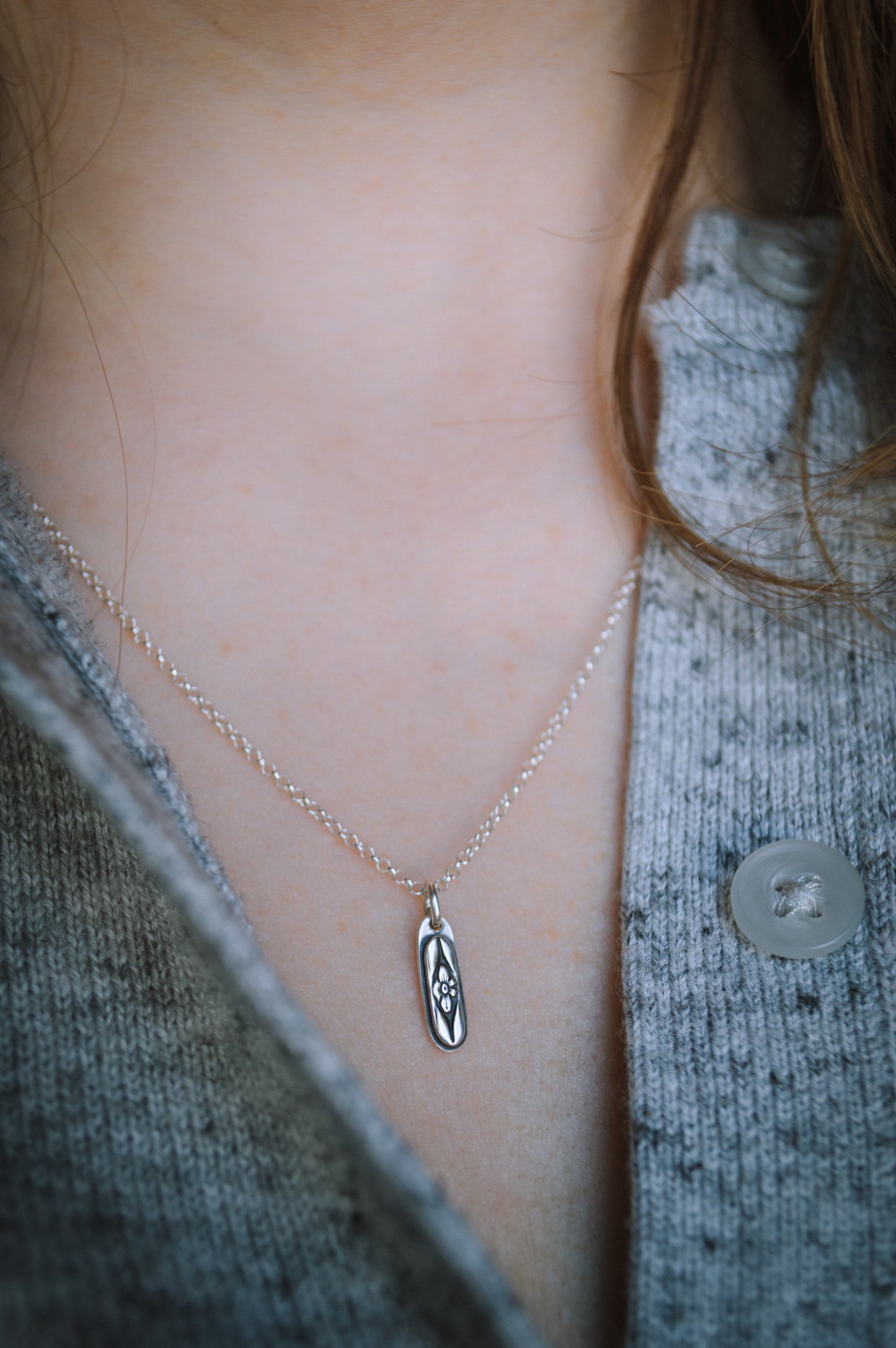 Forget Me Not Flower Necklace