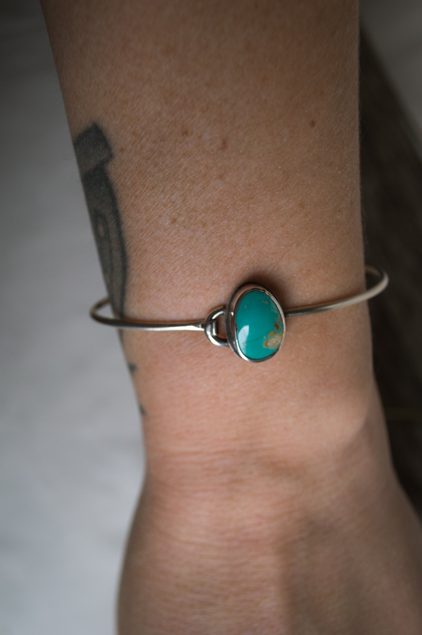 Royston Turquoise Bangle Bracelet-size small