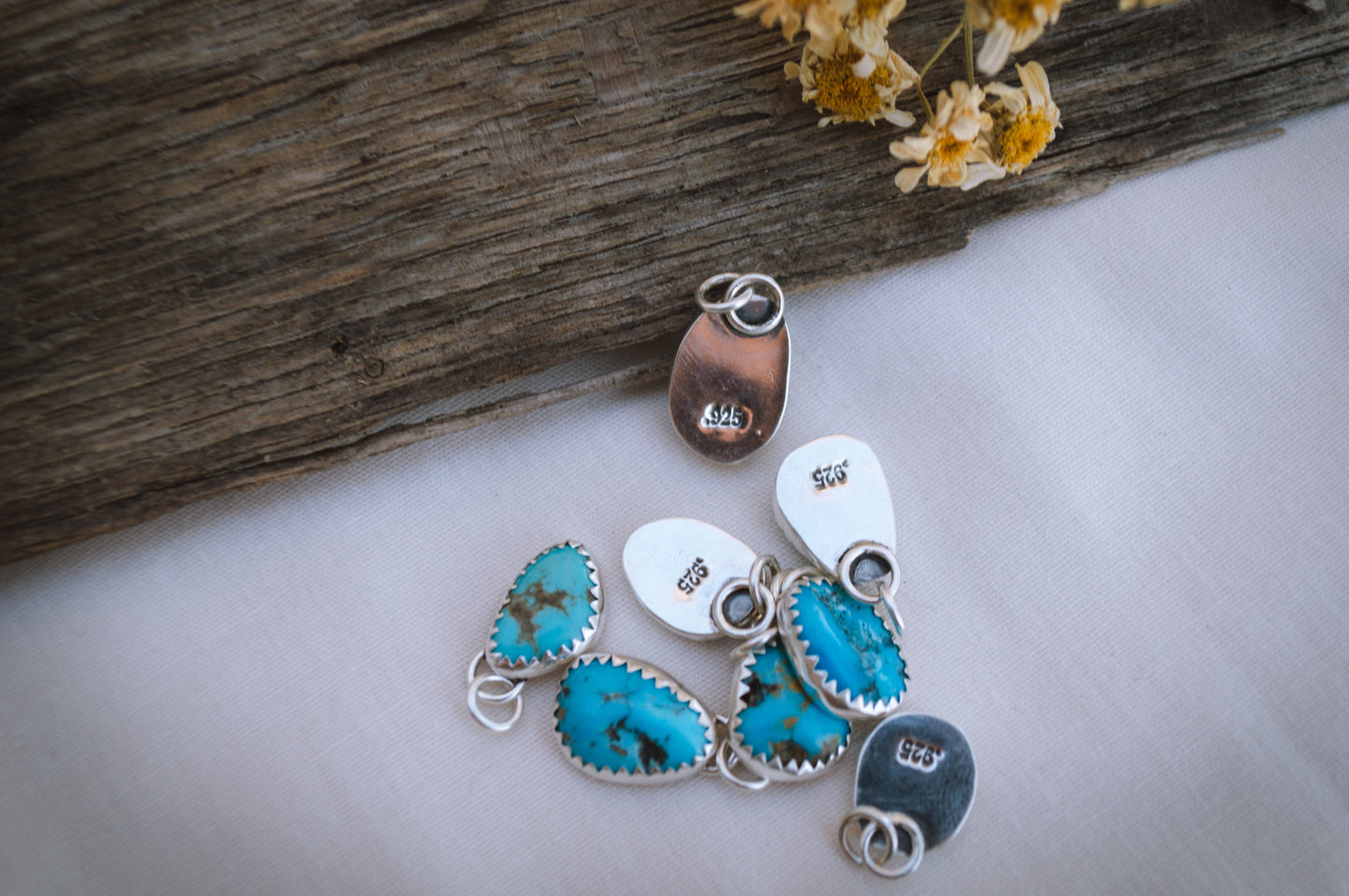 Genuine Turquoise Nugget Pendant
