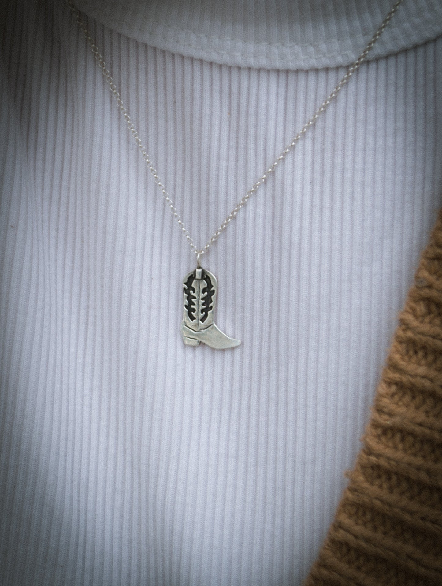 Cowboy Boot Necklace