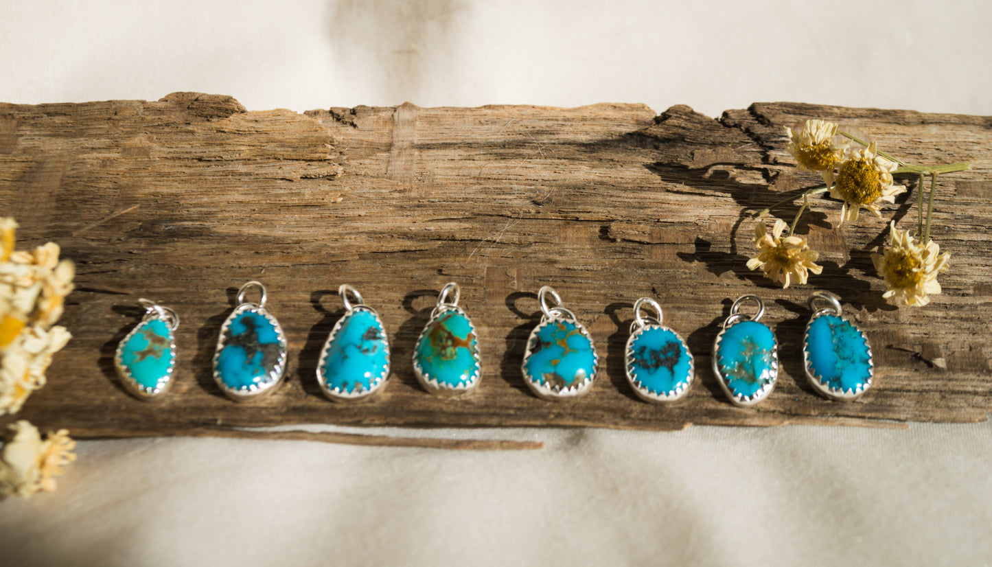 Genuine Turquoise Nugget Pendant