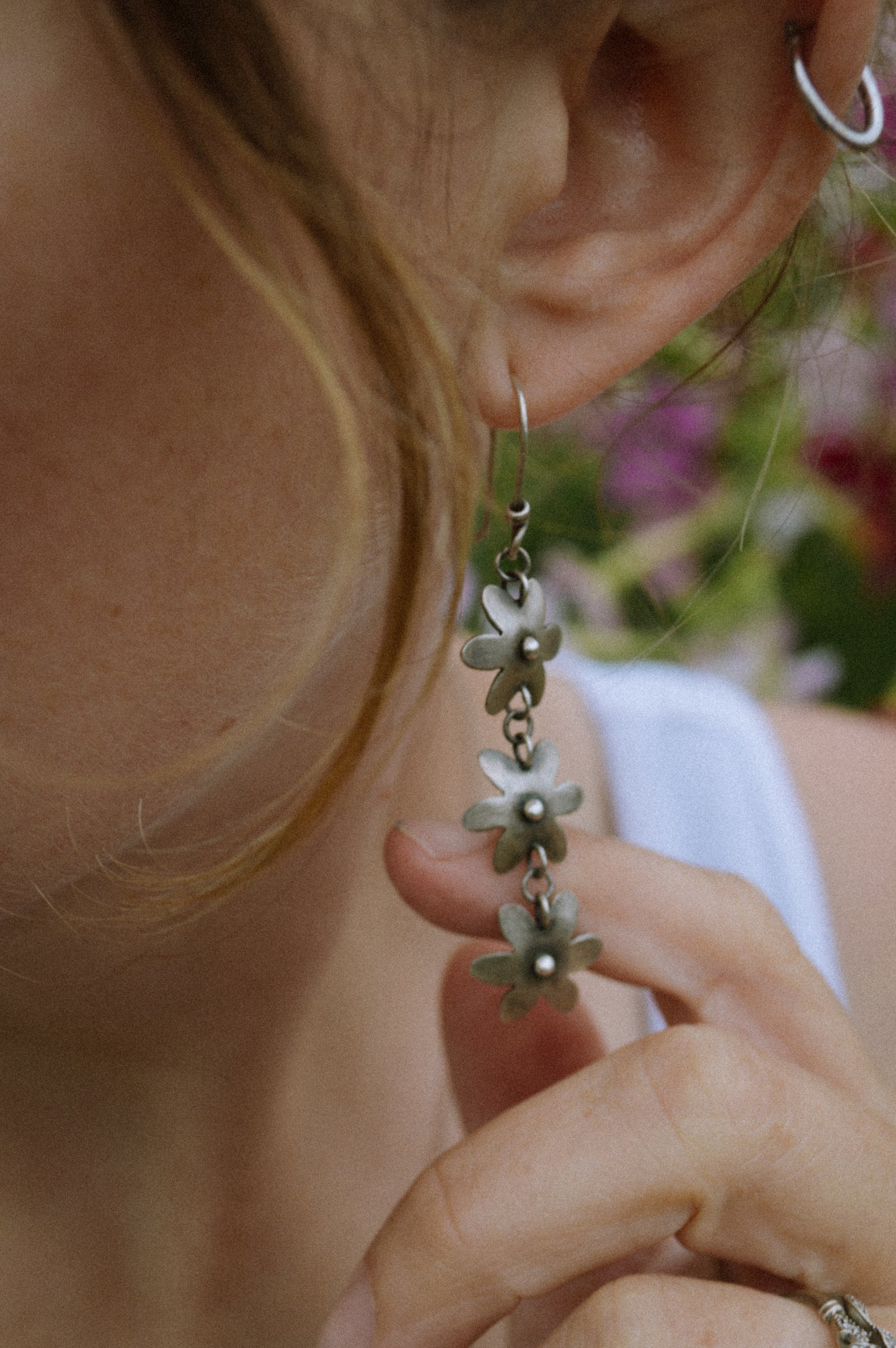 Daisy Chain Dangle Earrings
