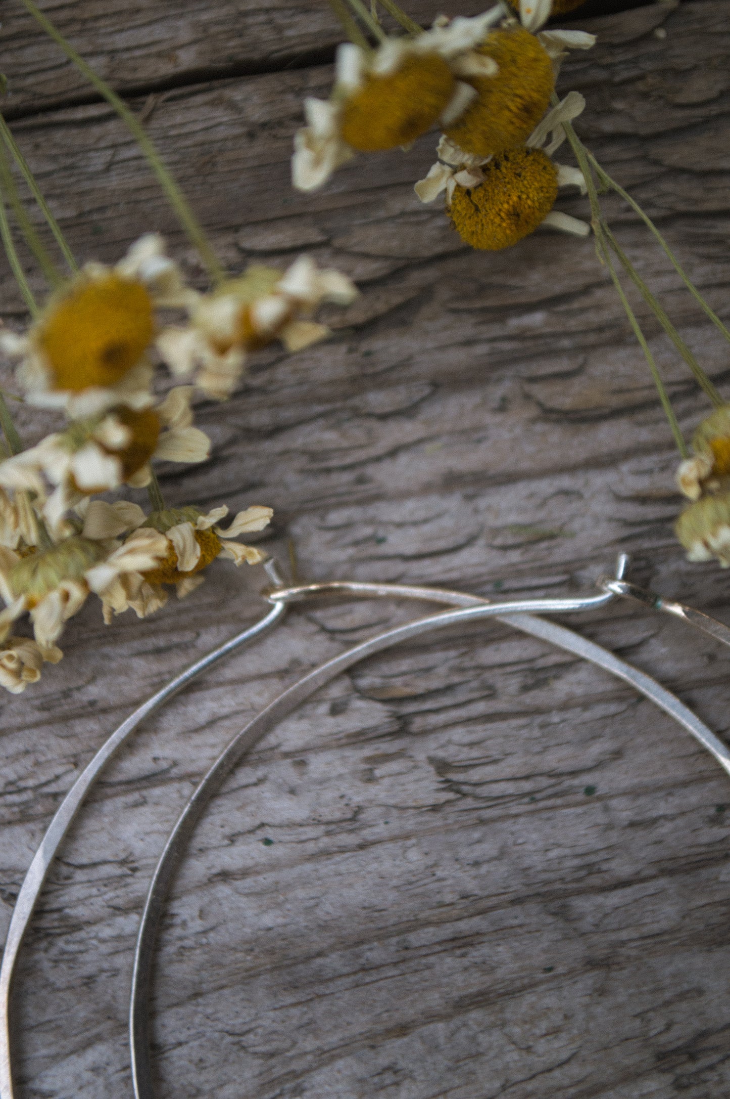 Ultra Lightweight Sterling Hoops