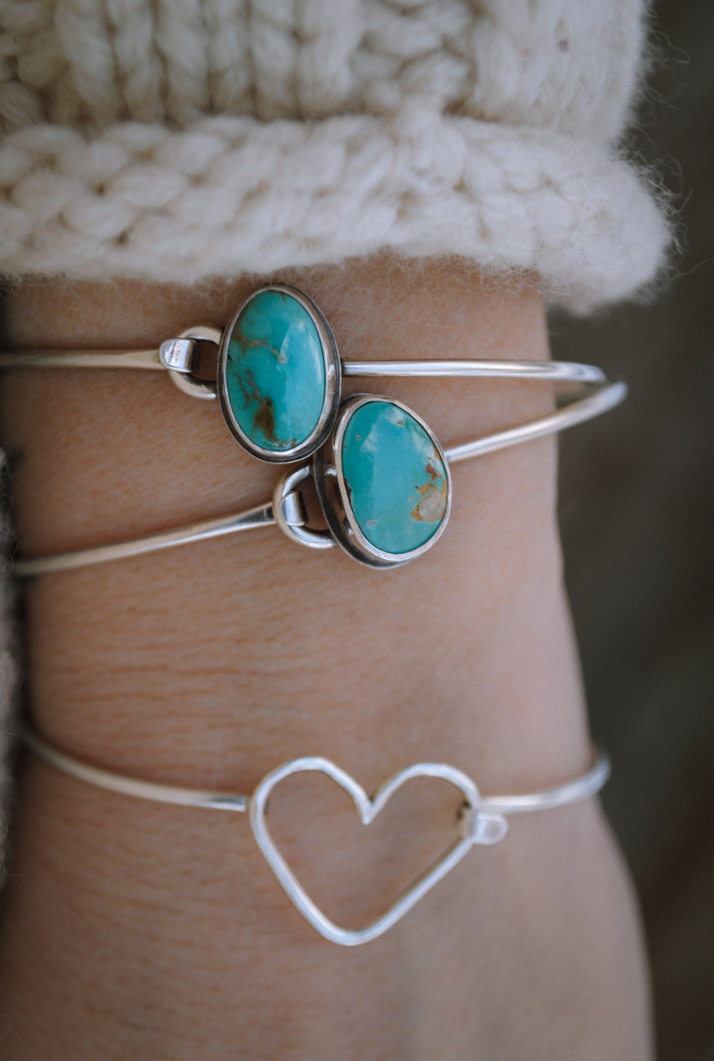 Royston Turquoise Bangle Bracelet-size small