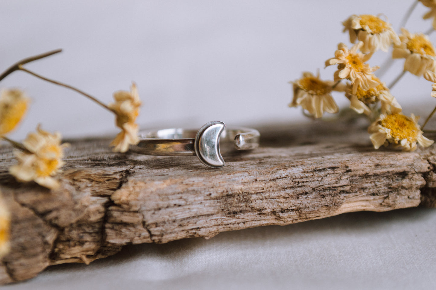 Adjustable Moon Ring
