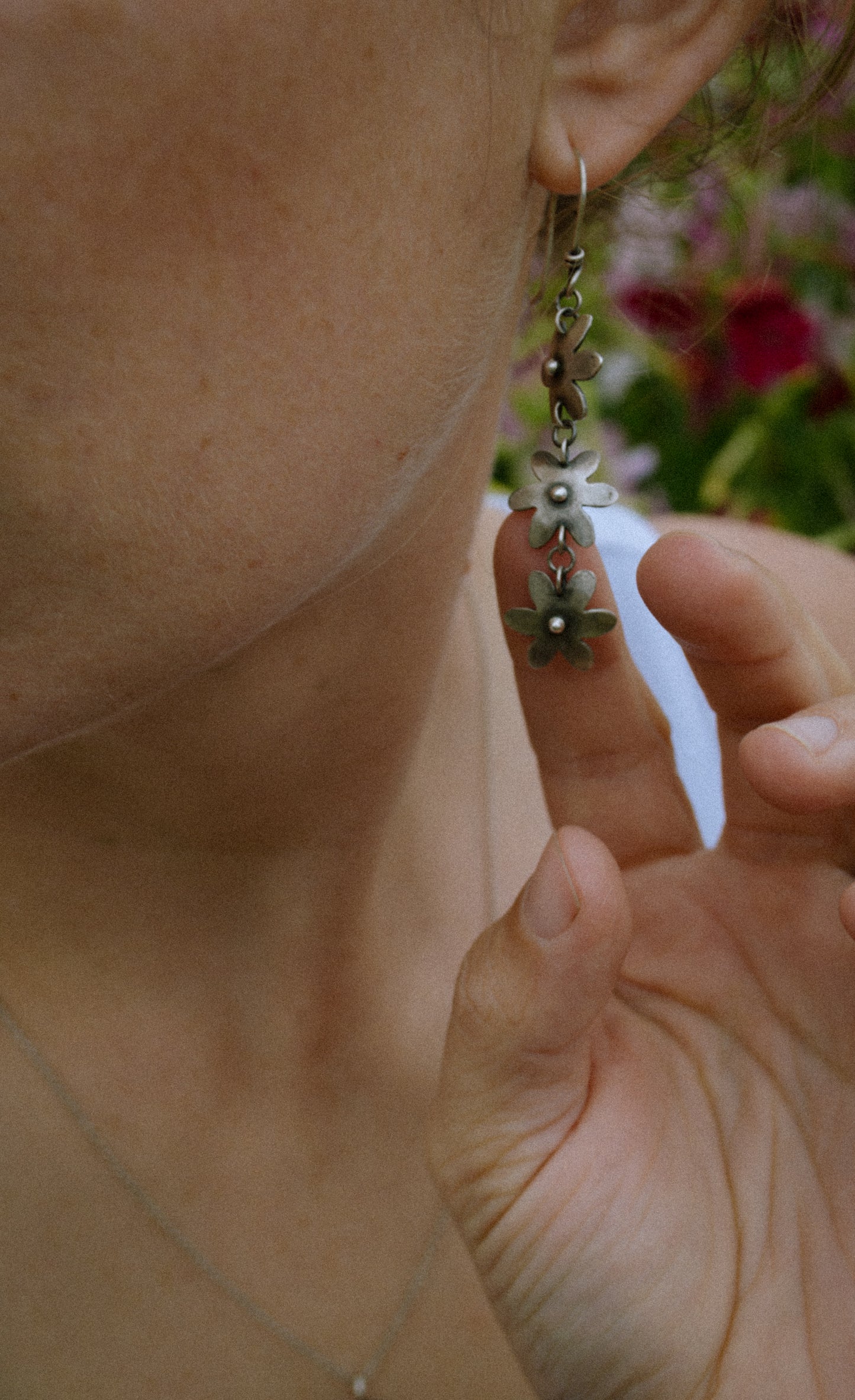 Daisy Chain Dangle Earrings
