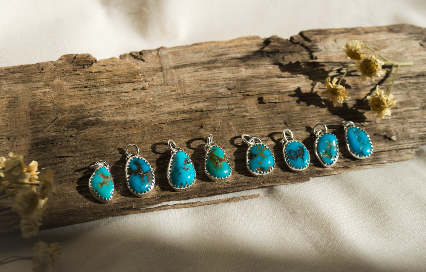 Genuine Turquoise Nugget Pendant
