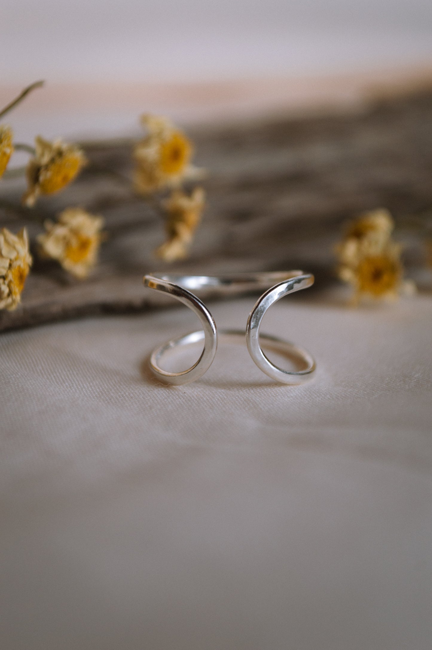 Adjustable Sterling Silver Wrap Ring