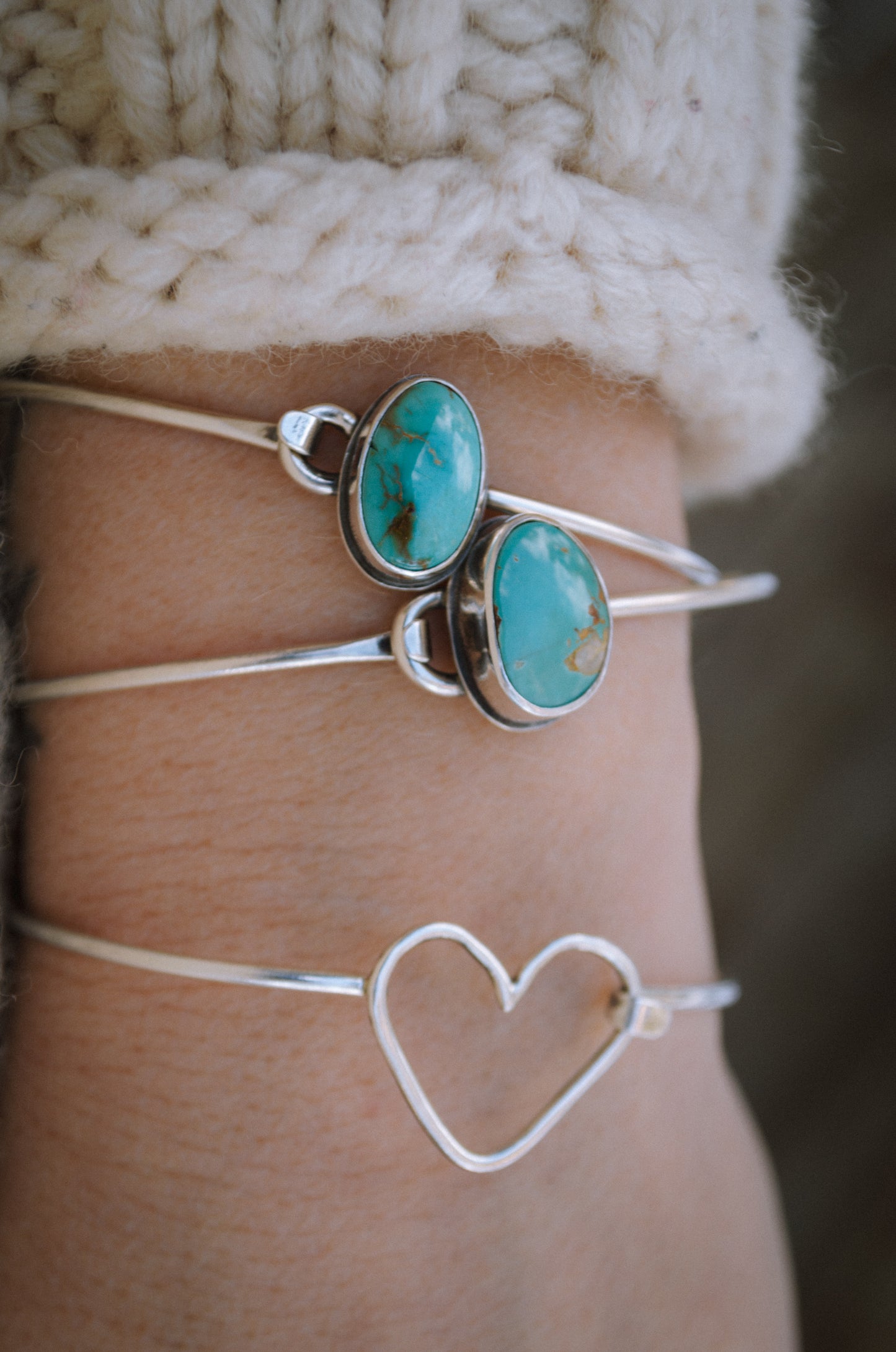 Royston Turquoise Bangle Bracelet-size small