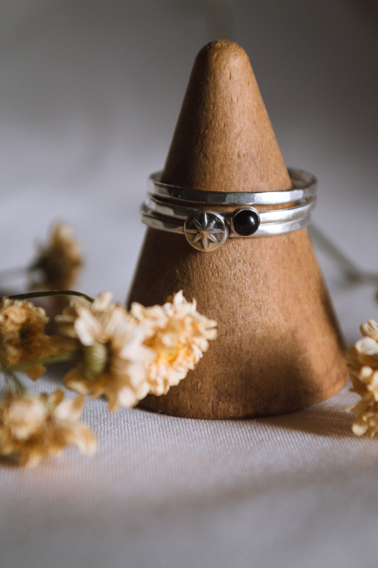 Onyx Stacking Ring