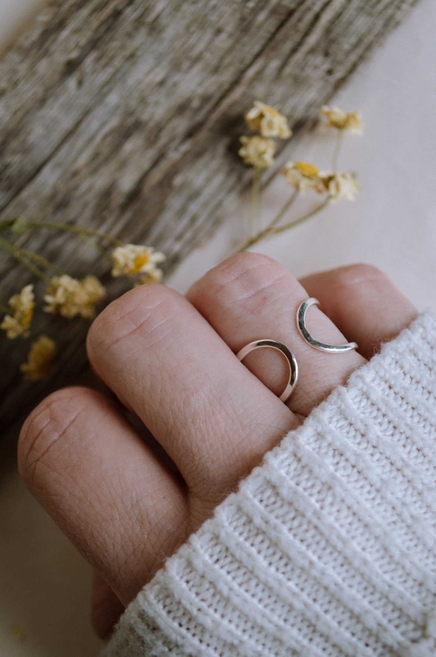 Adjustable Sterling Silver Wrap Ring