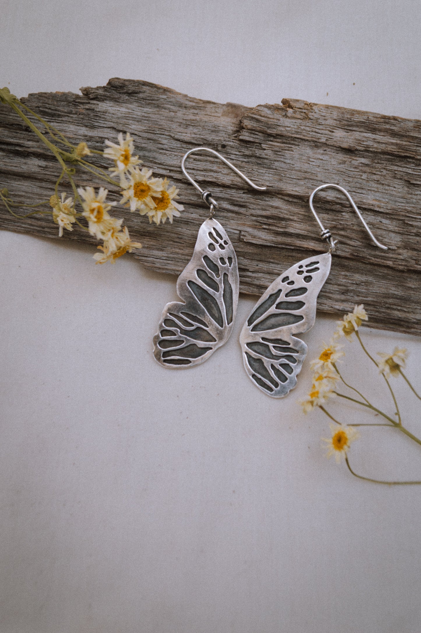 Butterfly Wing Statement Earrings