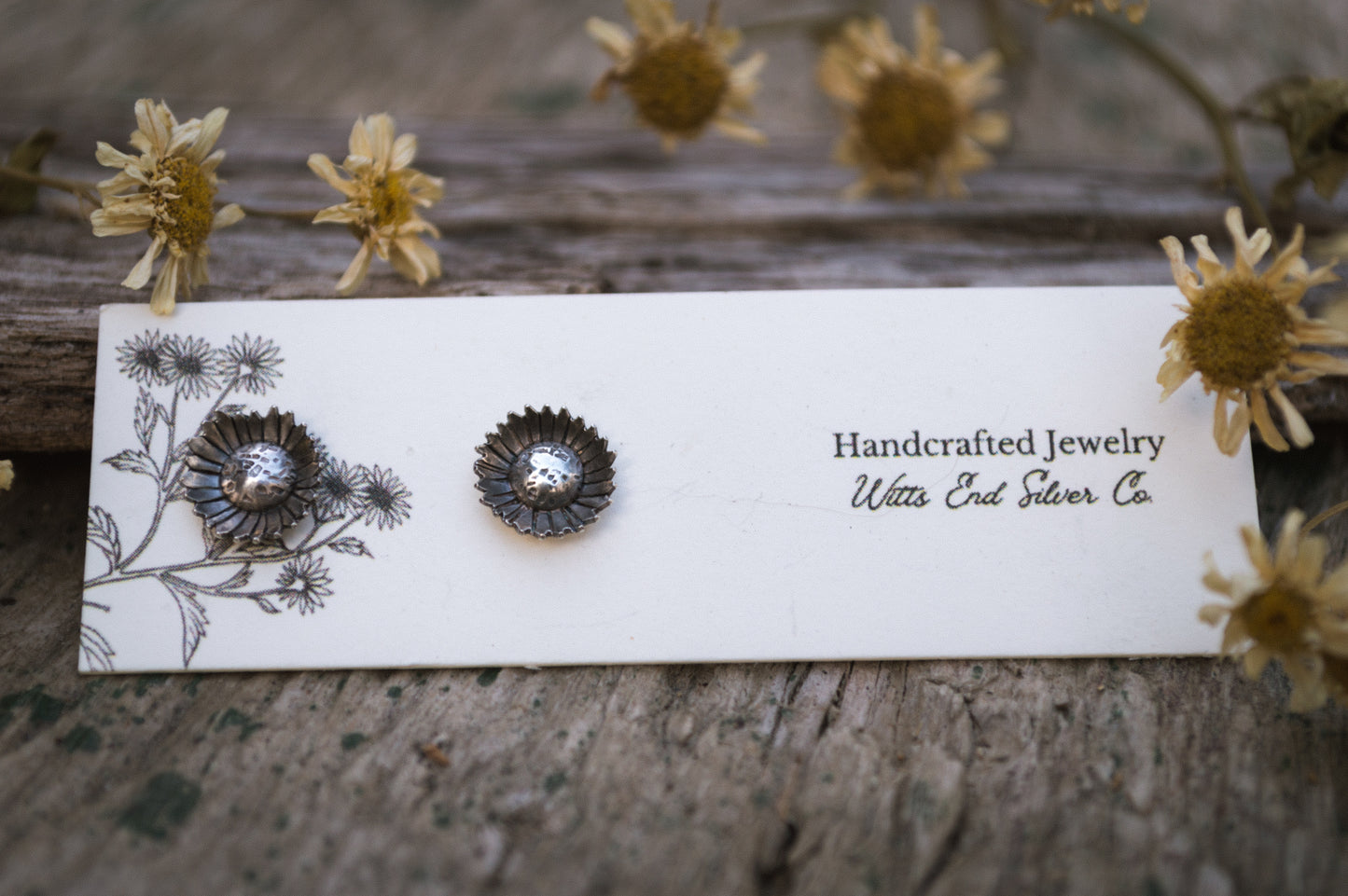 Sunflower Stud Earrings