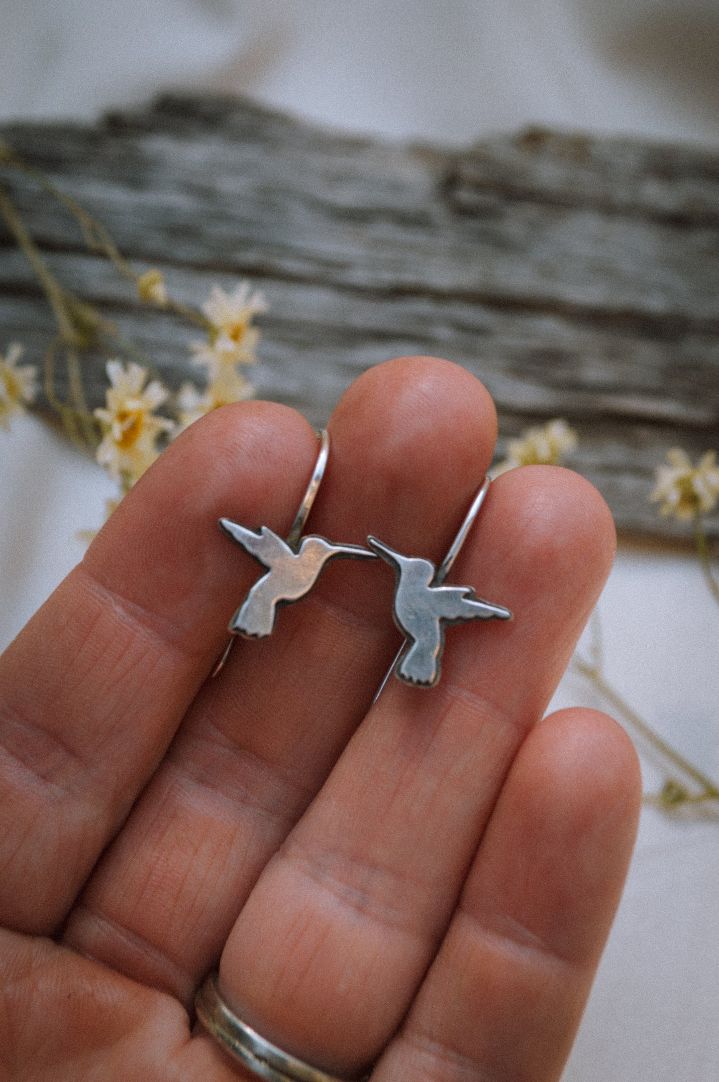 Hummingbird Dangle Earrings