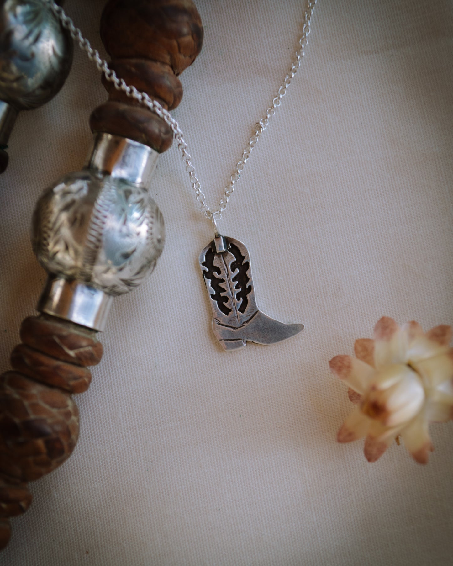 Cowboy Boot Necklace