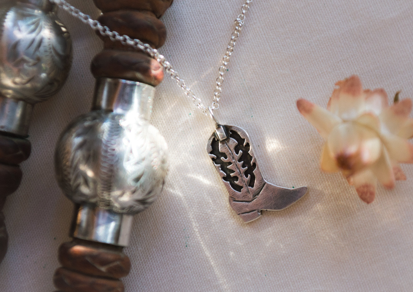 Cowboy Boot Necklace