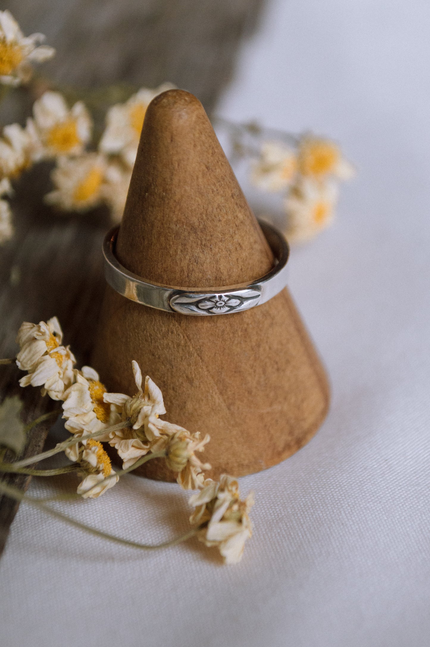 Forget Me Not Flower Ring