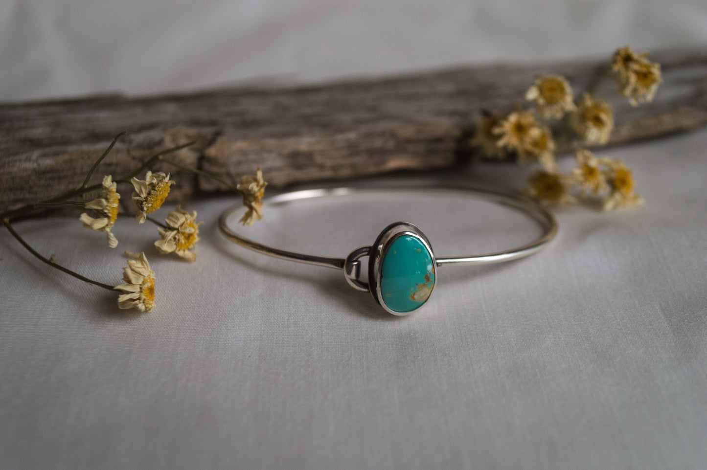 Royston Turquoise Bangle Bracelet-size small