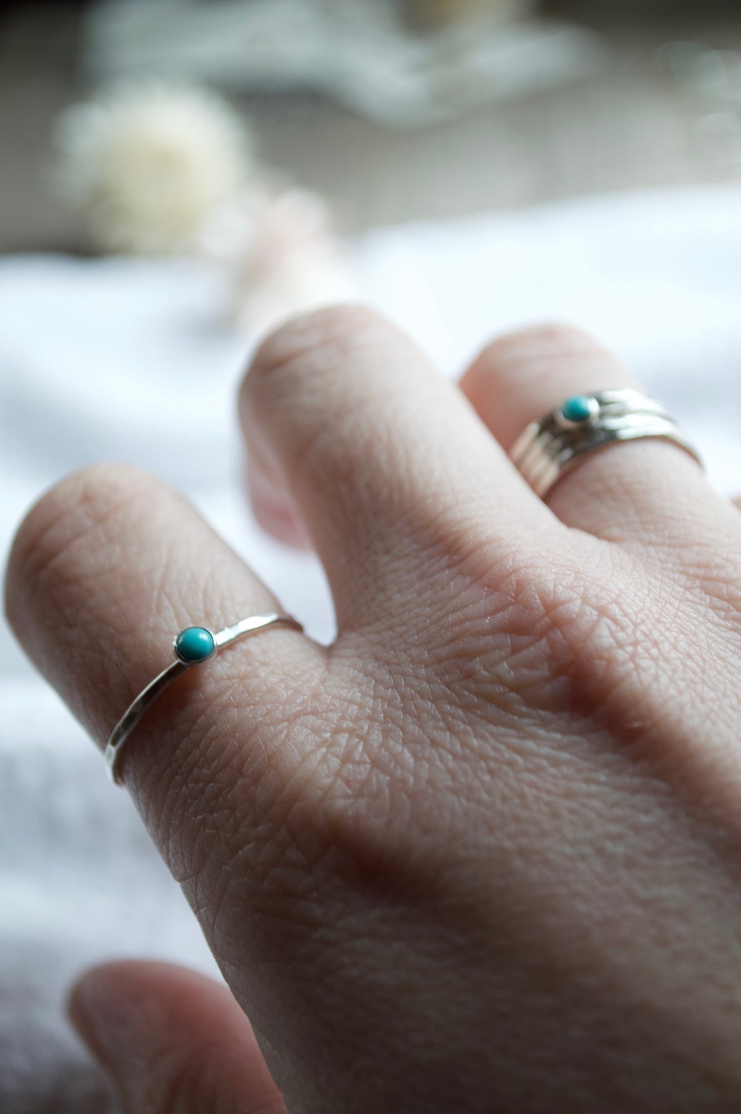 Dainty Sterling Silver Stacking Ring Set