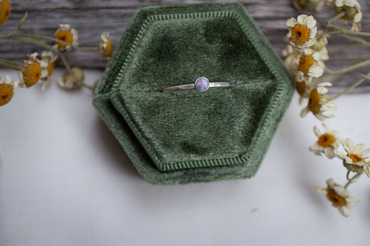 Australian Opal Stacking Ring