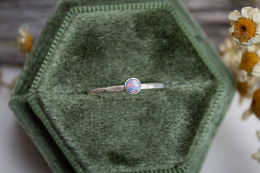 Australian Opal Stacking Ring