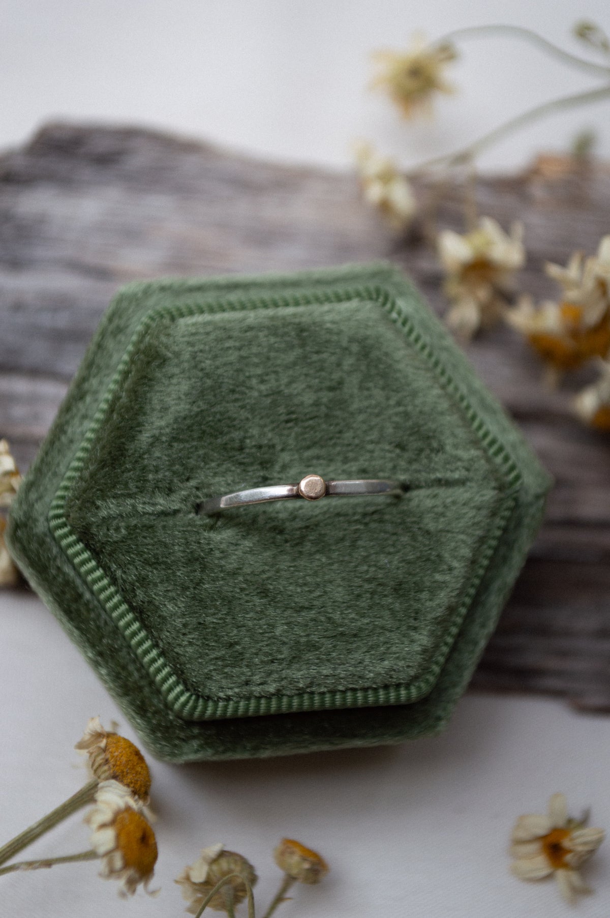 Spot of Gold Ring Set