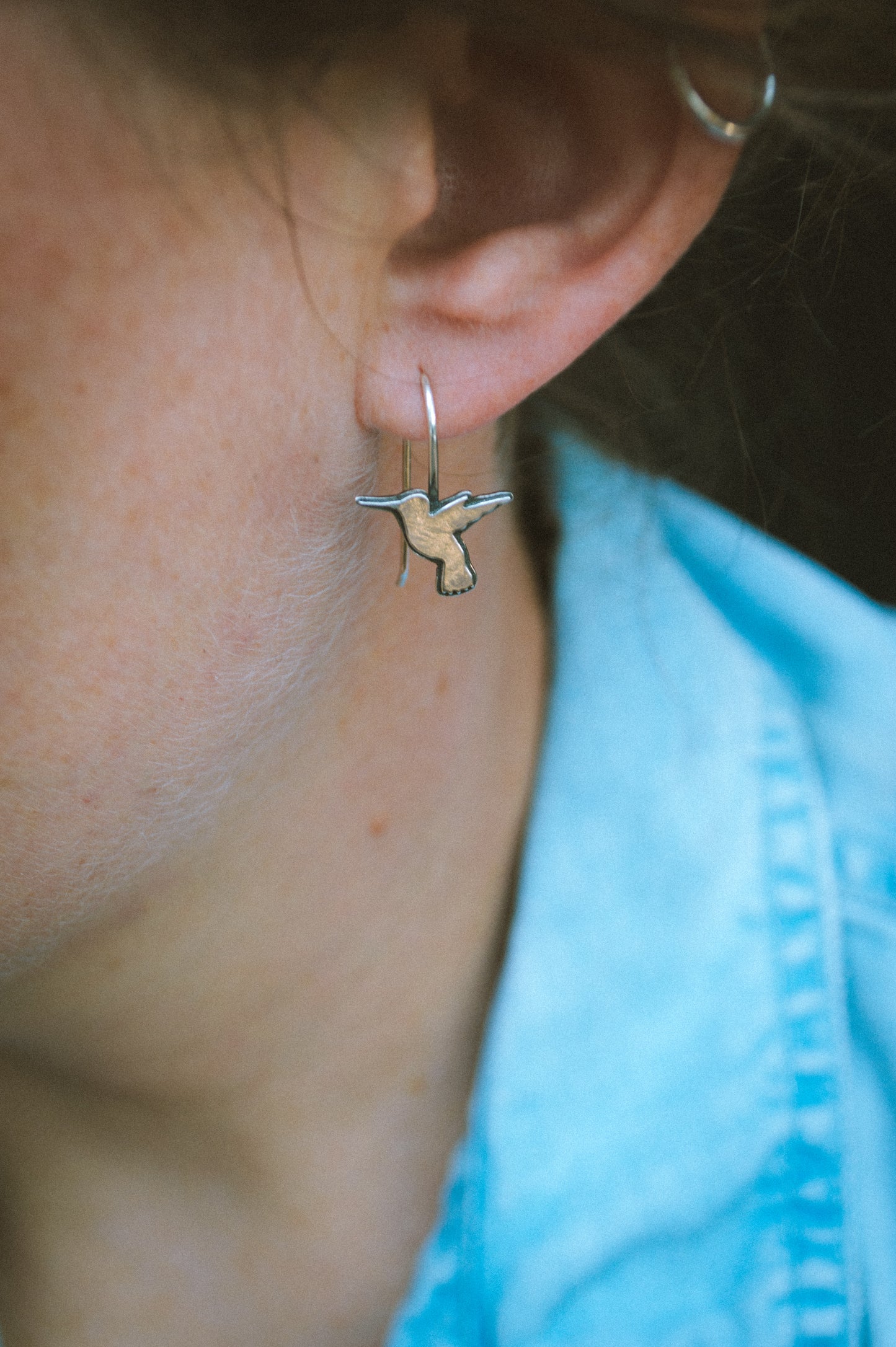 Hummingbird Dangle Earrings