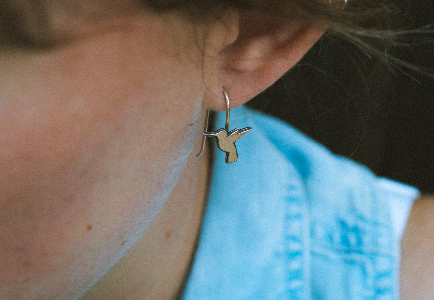 Hummingbird Dangle Earrings