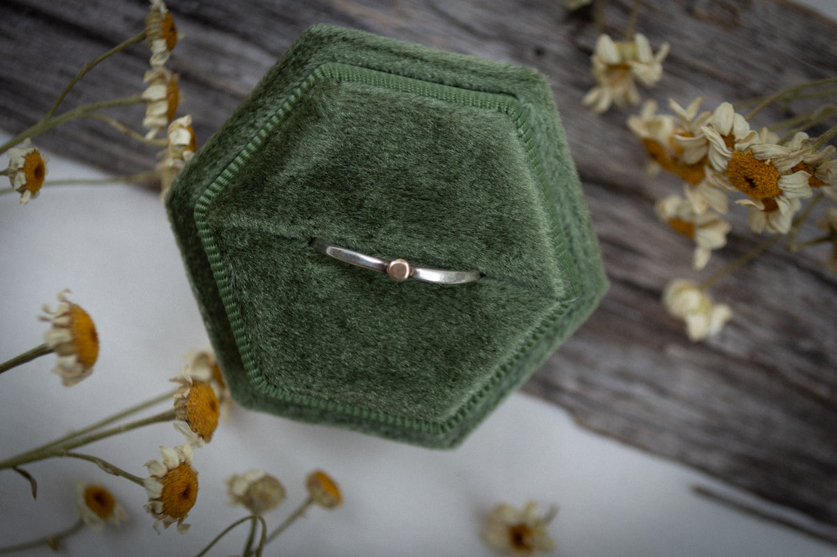 Spot of Gold Ring Set