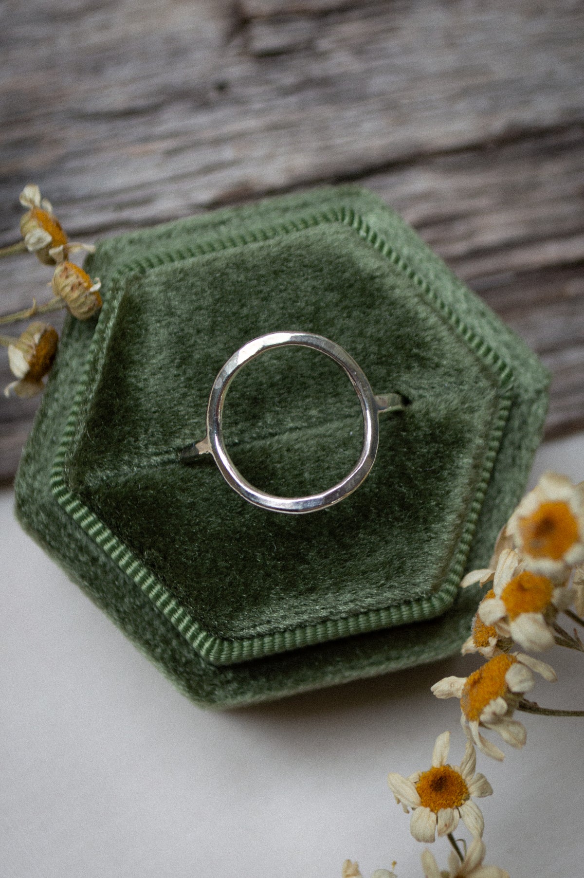 Sterling Silver Circle Ring