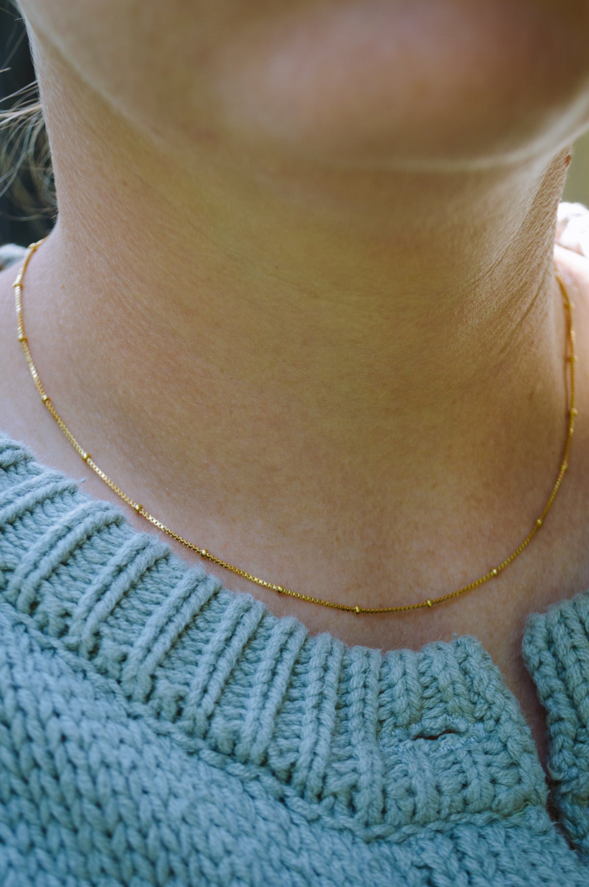 Dainty Satellite Box Chain