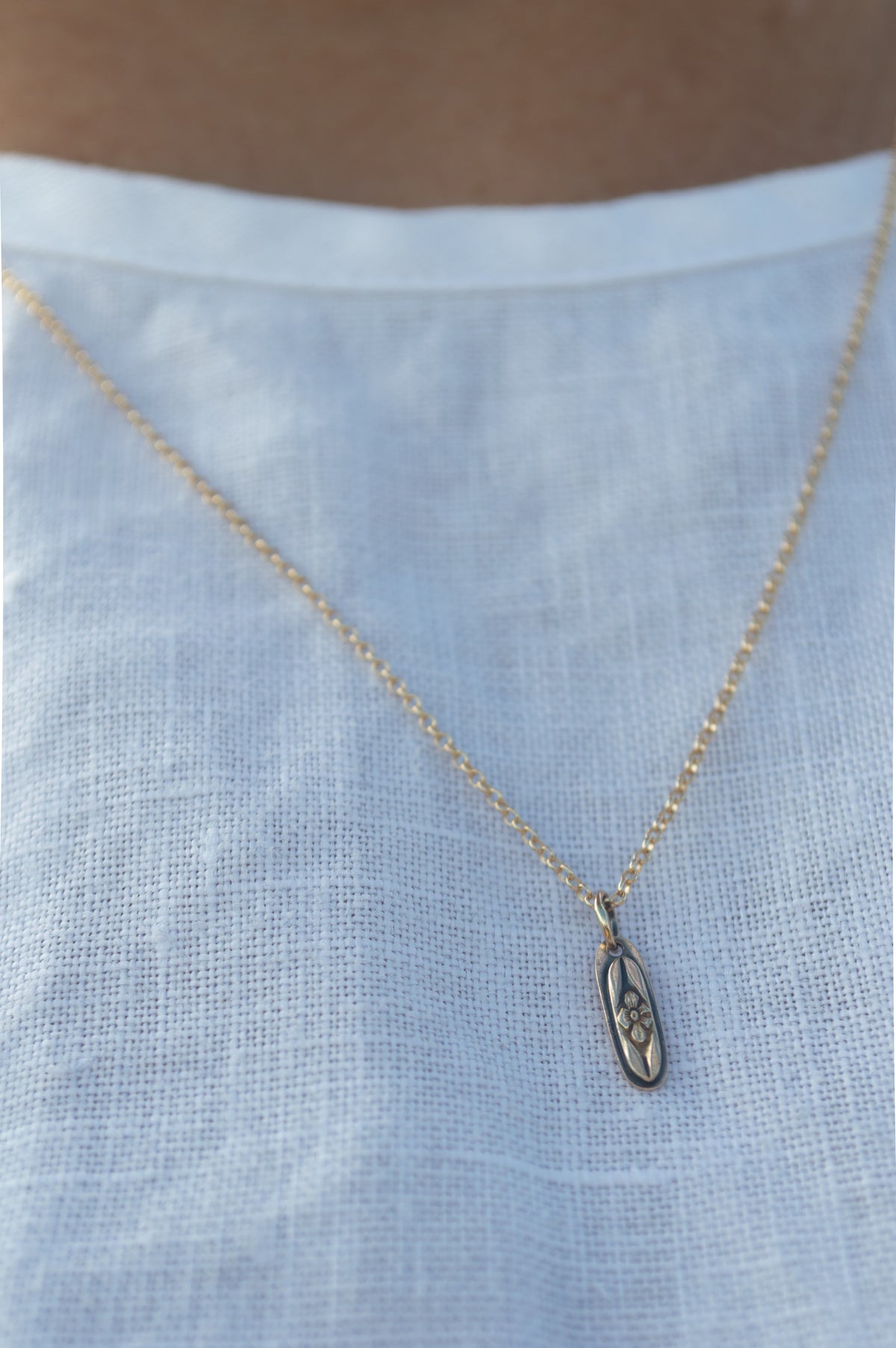 14k Gold Forget Me Not Charm