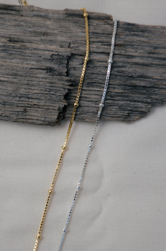 Dainty Satellite Box Chain